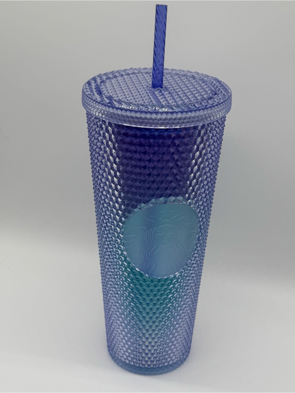 Starbucks Mermaid Ombre Studded Tumbler Purple Blue Teal Venti 24oz